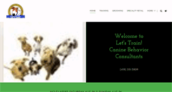 Desktop Screenshot of letstraindogtraining.com